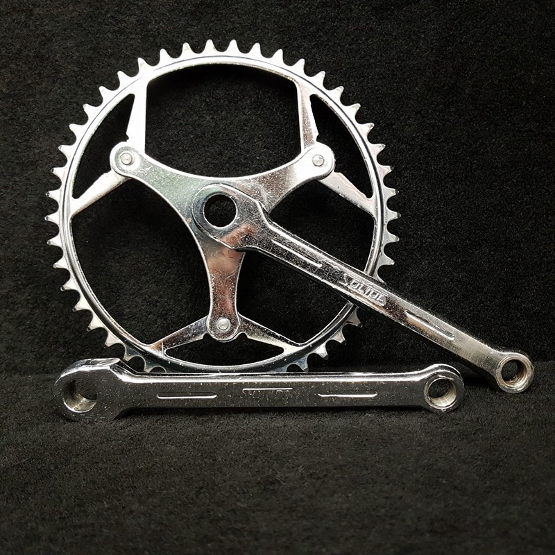 "SOLIDA" single-chainring splined crankset, 170 mm (Ref 967)