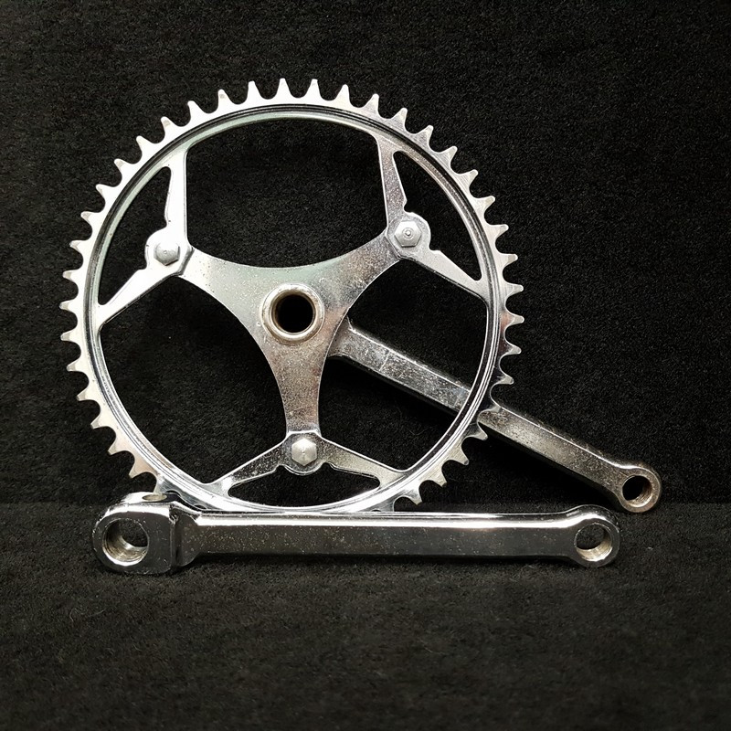 Guarnitura con chiavetta a corona singola "SOLIDA" 170 mm (Cod. 967)