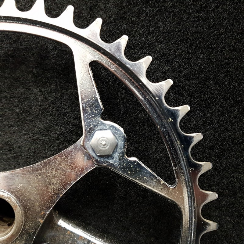 Guarnitura con chiavetta a corona singola "SOLIDA" 170 mm (Cod. 967)