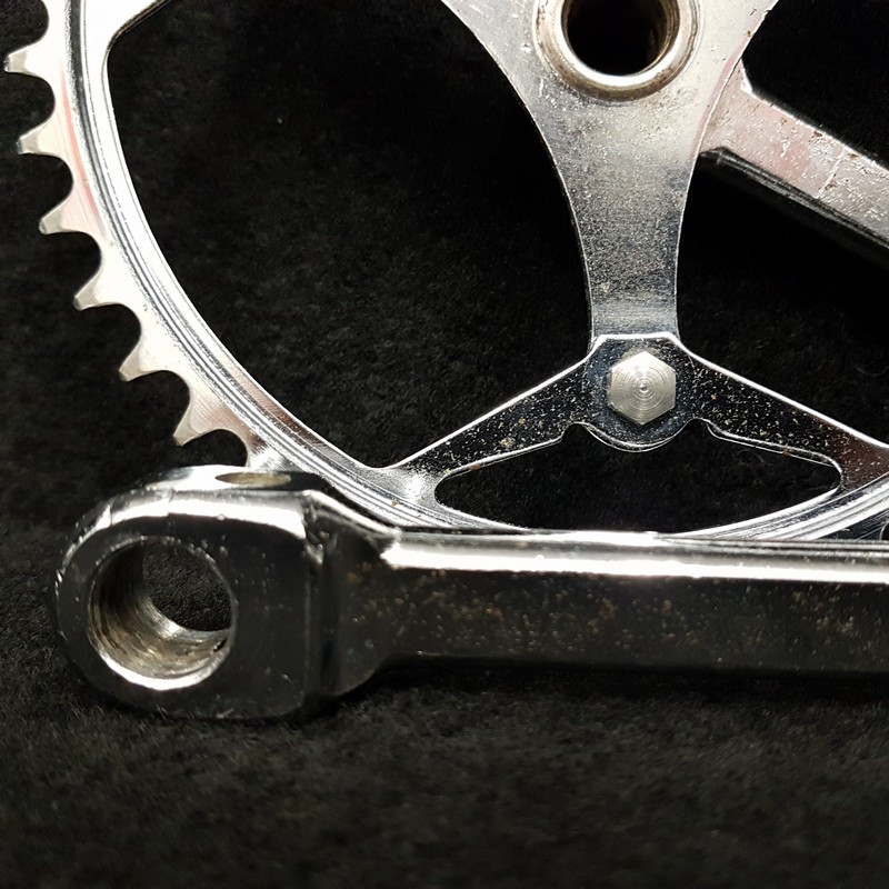 "SOLIDA" single-chainring splined crankset, 170 mm (Ref 967)