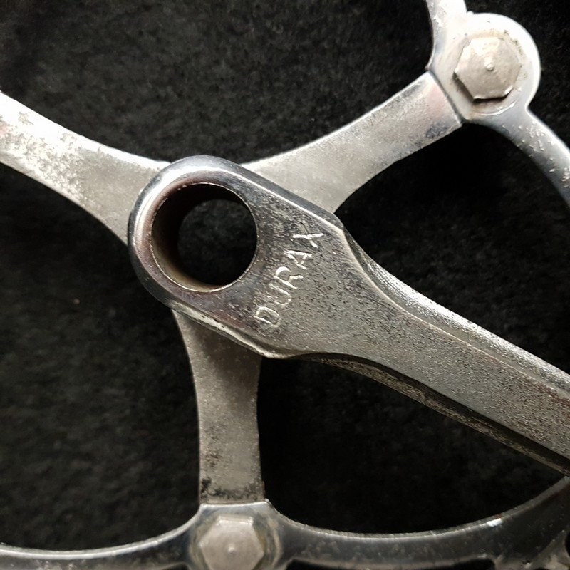 "DURAX" single-chainring splined crankset, 170mm (Ref 969)