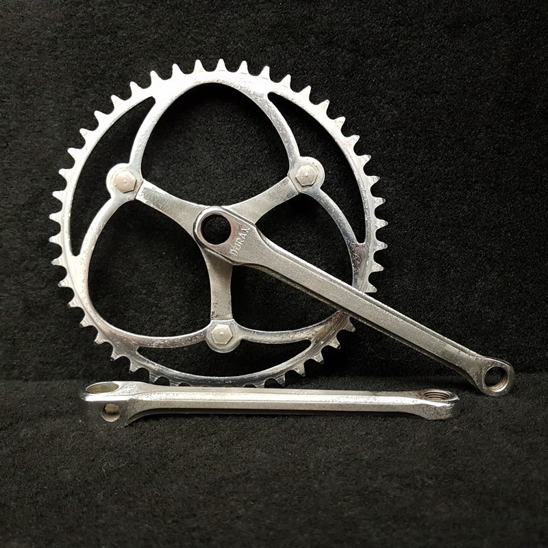 "DURAX" single-chainring splined crankset, 170mm (Ref 969)
