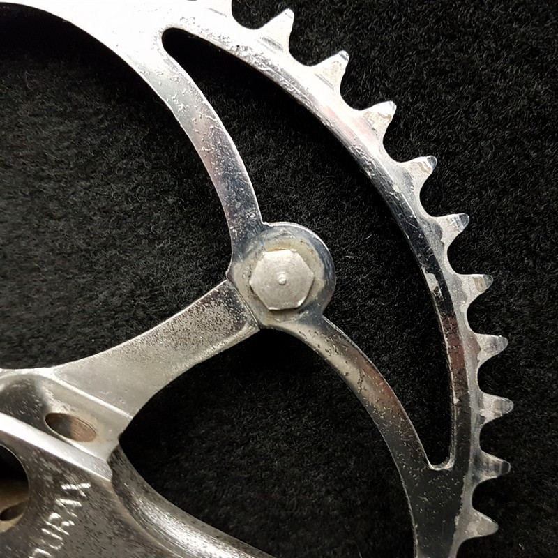 "DURAX" single-chainring splined crankset, 170mm (Ref 969)