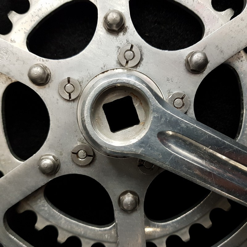 "STRONGLIGHT 49D touring 44-34" crankset, 170 mm (Ref 976)