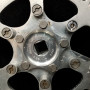 Pédalier "STRONGLIGHT 49D randonneur 44-34" 170 mm (Ref 976)
