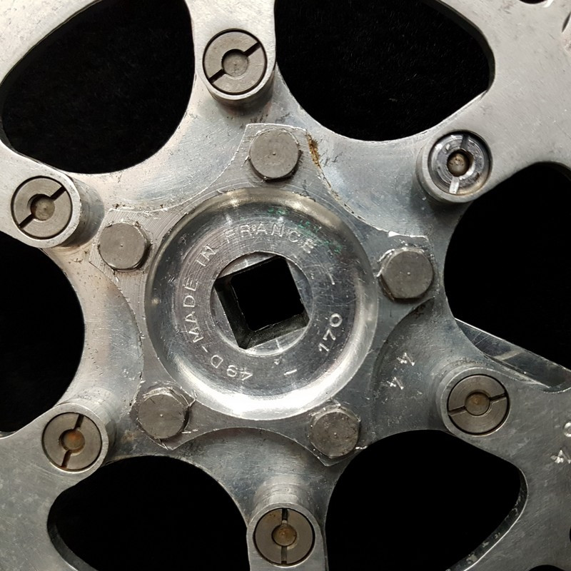 "STRONGLIGHT 49D touring 44-34" crankset, 170 mm (Ref 976)