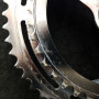 "UNIVERSEL" 170 mm splined crankset (Ref 975)