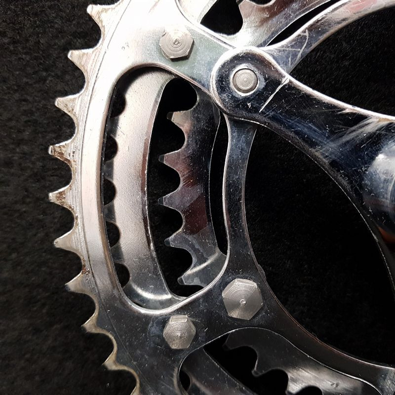 Pédalier à clavette "SOLIDA Triple" 170 mm (Ref 981)