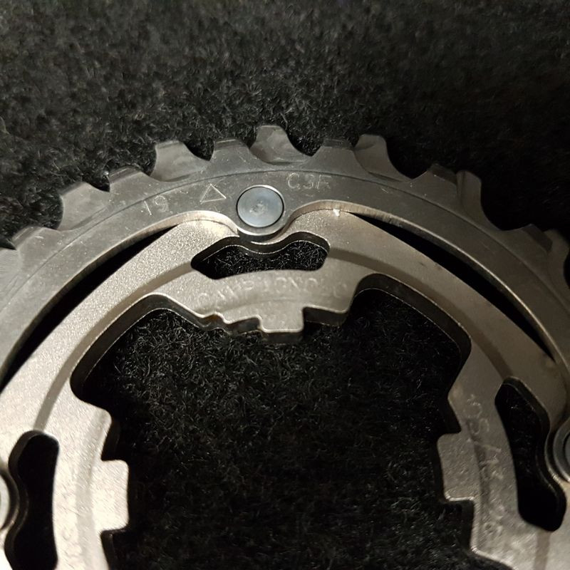 Pignons "CAMPAGNOLO RECORD TITANIUM 10v" 19/21d (Ref 154)