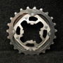 Pignons "CAMPAGNOLO RECORD TITANIUM 9v" 19/21/23d (Ref 157)