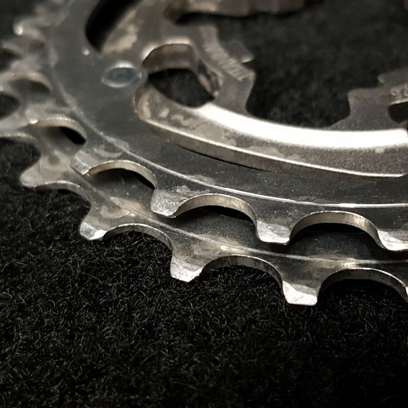 Pignons "CAMPAGNOLO RECORD TITANIUM 10v" 23/25d (Ref 162)