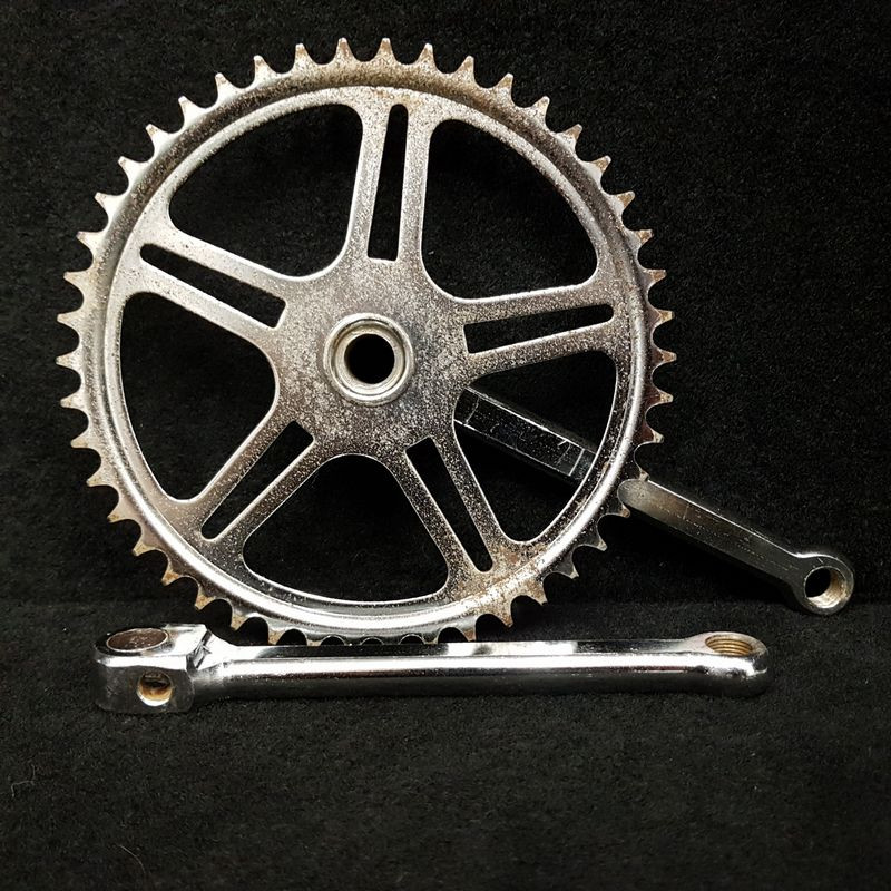 170 mm single-chainring wedge-lock crankset (Ref 985)