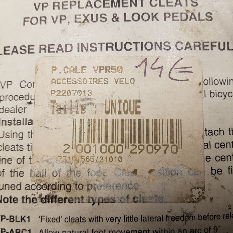 Cales N.O.S "VP R50" (Ref 57)