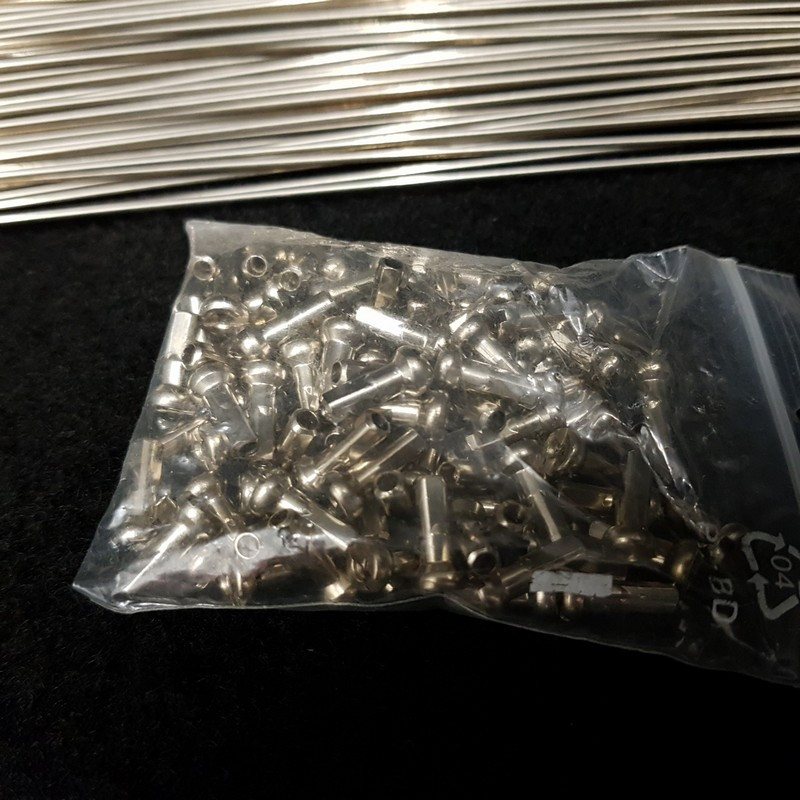 5er-Set Edelstahlspeichen Ø 1,5/2,0 – 292 mm