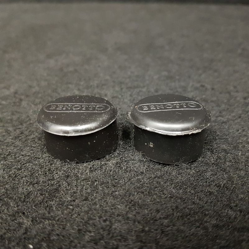 Bouchons de guidon N.O.S "BENOTTO" Noir (Ref 11)