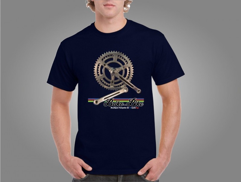 T-Shirt "BRIKO-BIKE" Navy Blue