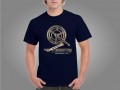 T-Shirt "BRIKO-BIKE" Azul marino
