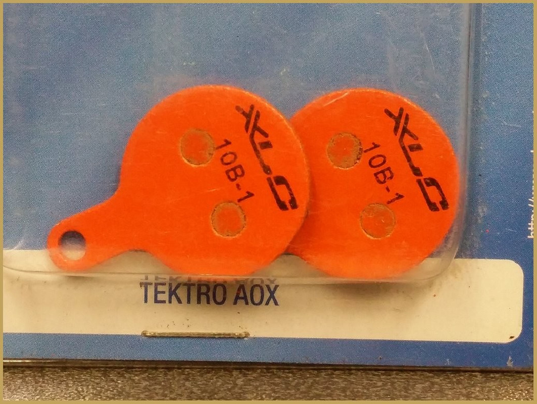 Pastiglie freni a disco "TEKTRO AOX" (Rif 27)
