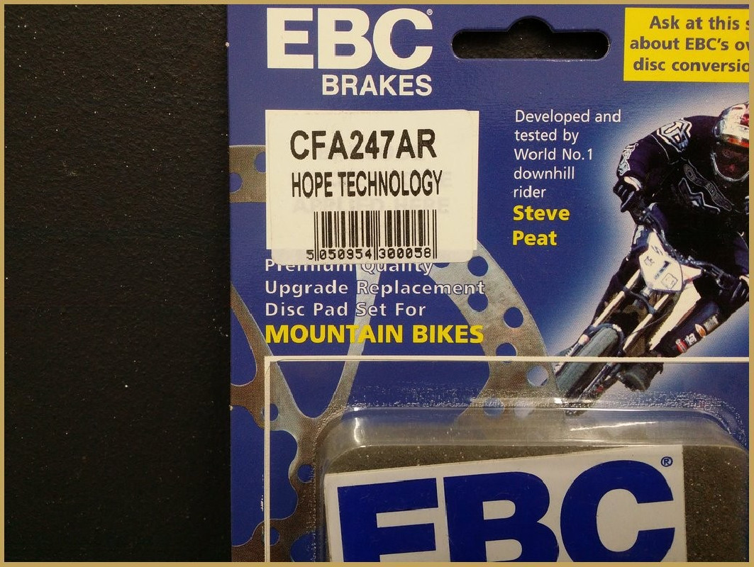 Disc brake pads HOPE TECHNOLOGY DH" (Ref 41)